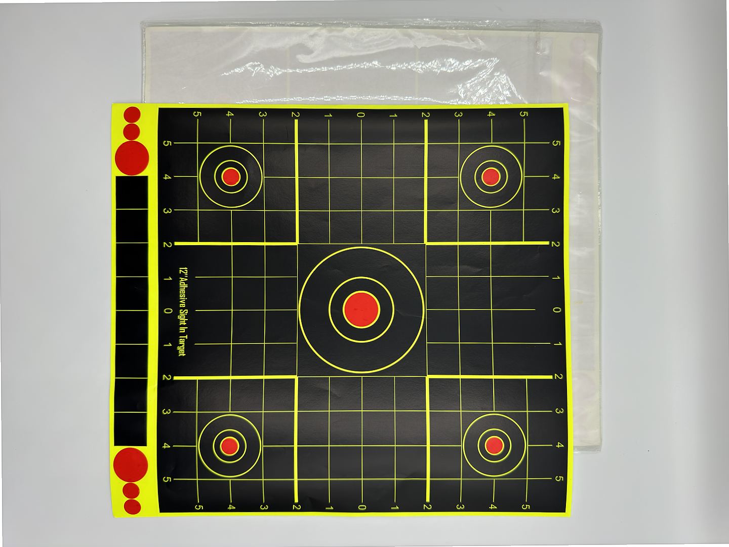 Adhesive Grid Shooting Targets 12"x12"/300mmx300mm-10pcs