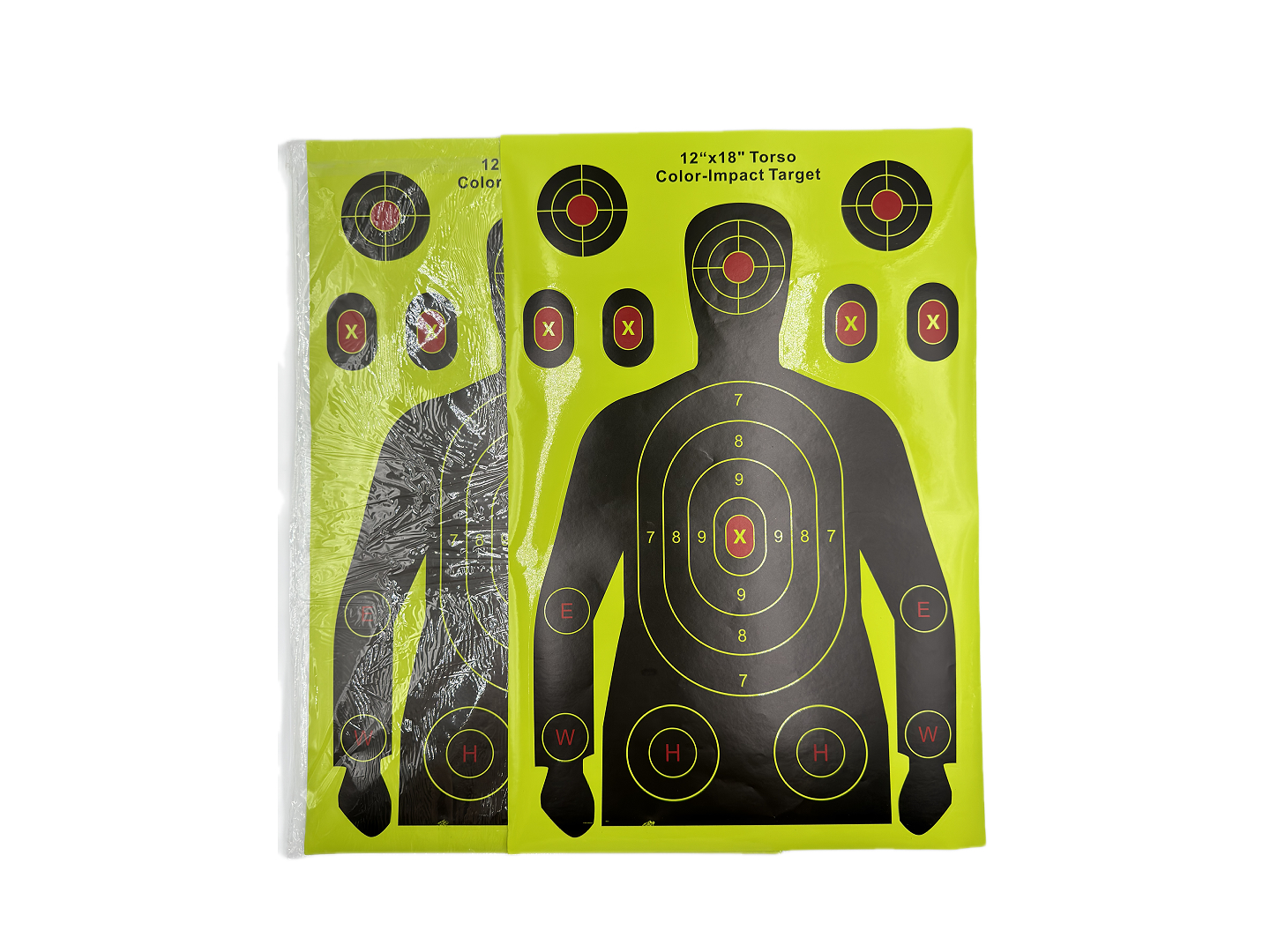 Torso Color-Impact Shooting Targets