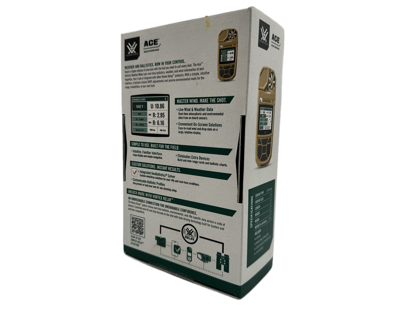 Vortex ACE Ballistic Weather Meter