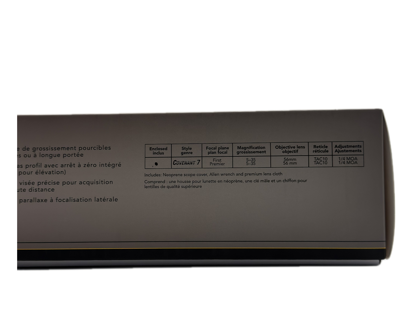 Cabela’s Covenant7 5-35x56 34mm Rifle Scope
