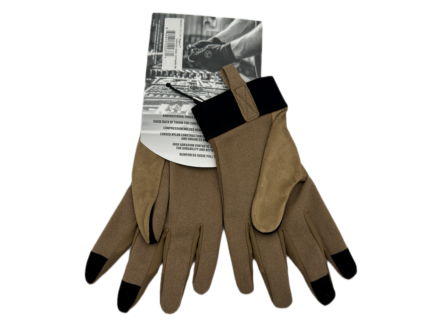 Tactical Full Finger Touchscreen Gloves – Tan