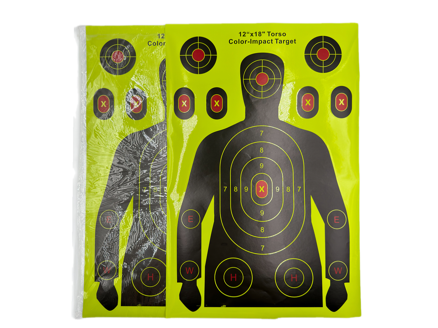 Torso Color-Impact Shooting Targets