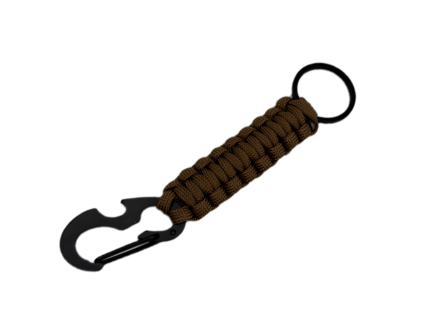 Paracord Tactical Keychain Clip BROWN