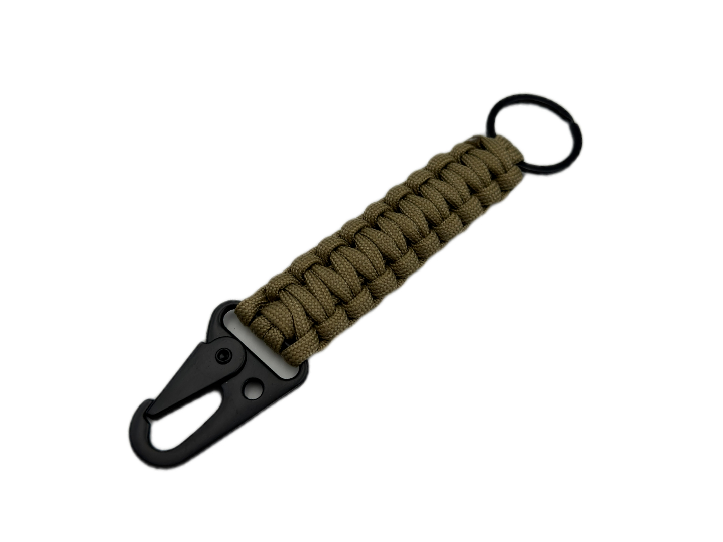 Paracord Tactical Keychain Clip KHAKI