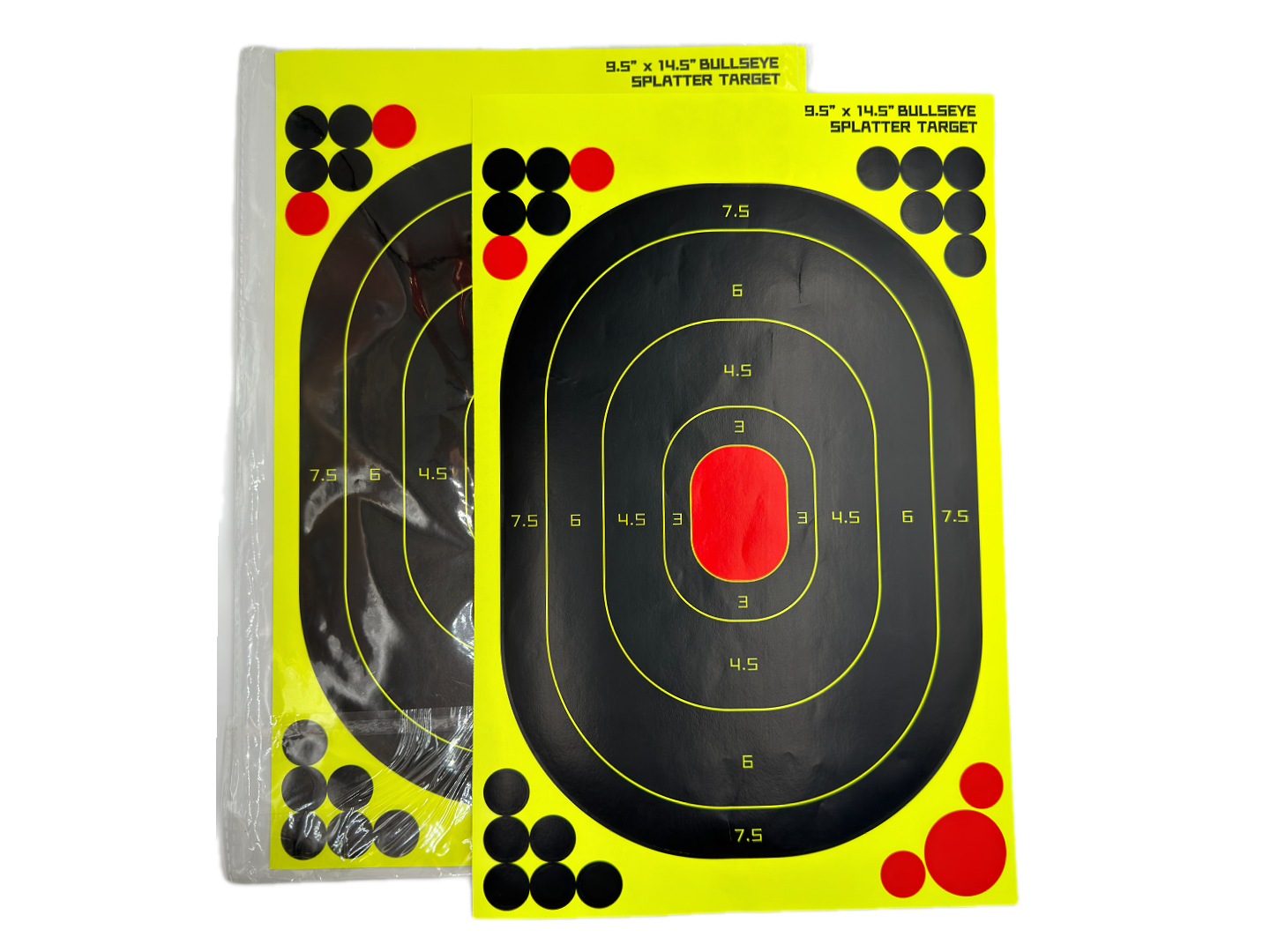 Bullseye Splatter Shooting Targets