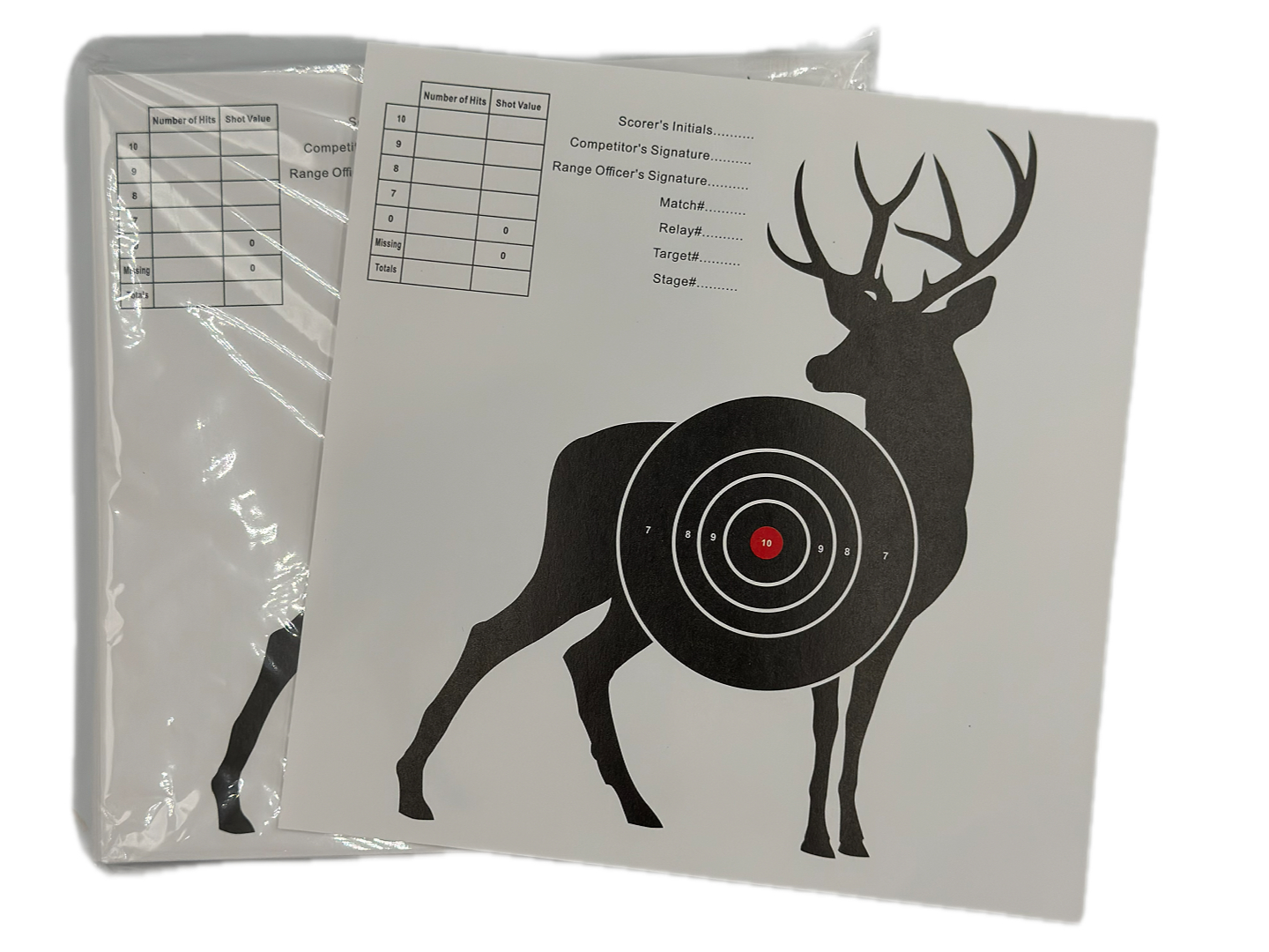 Deer Silhouette Shooting Targets - Rim Fire