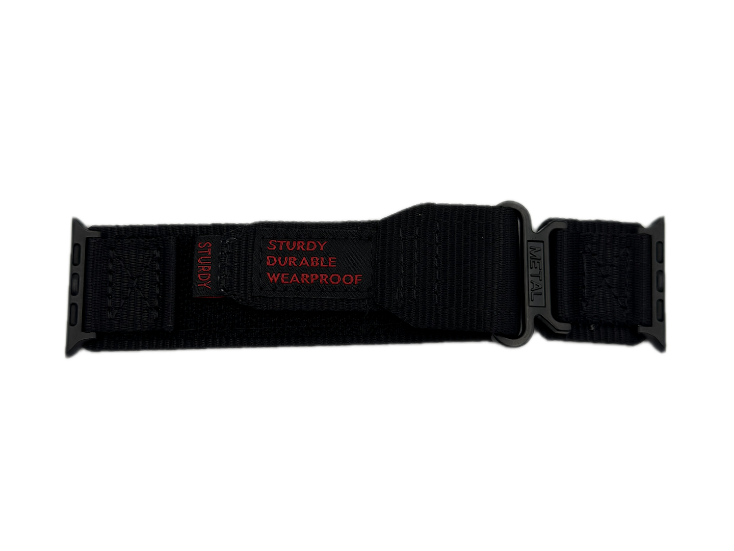 Nylon Smart Watch Strap BLK
