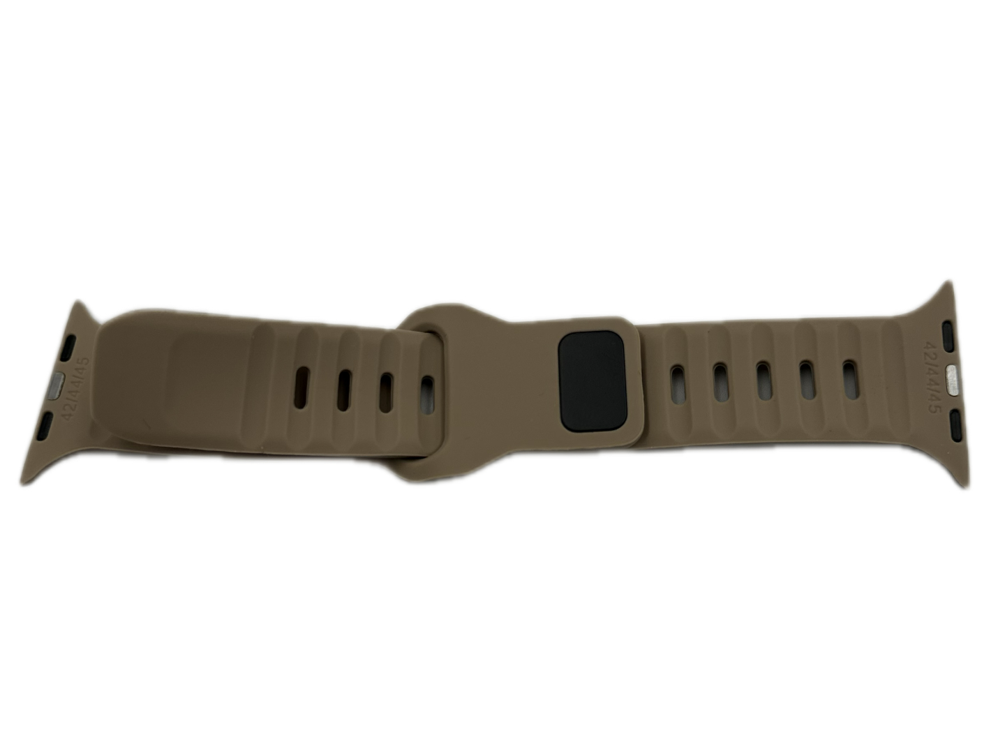 Silicone Sport Watch Band-TAN