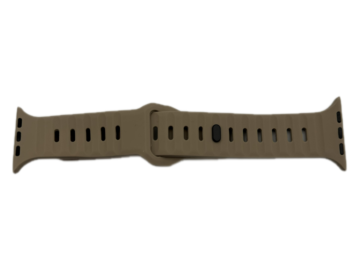 Silicone Sport Watch Band-TAN