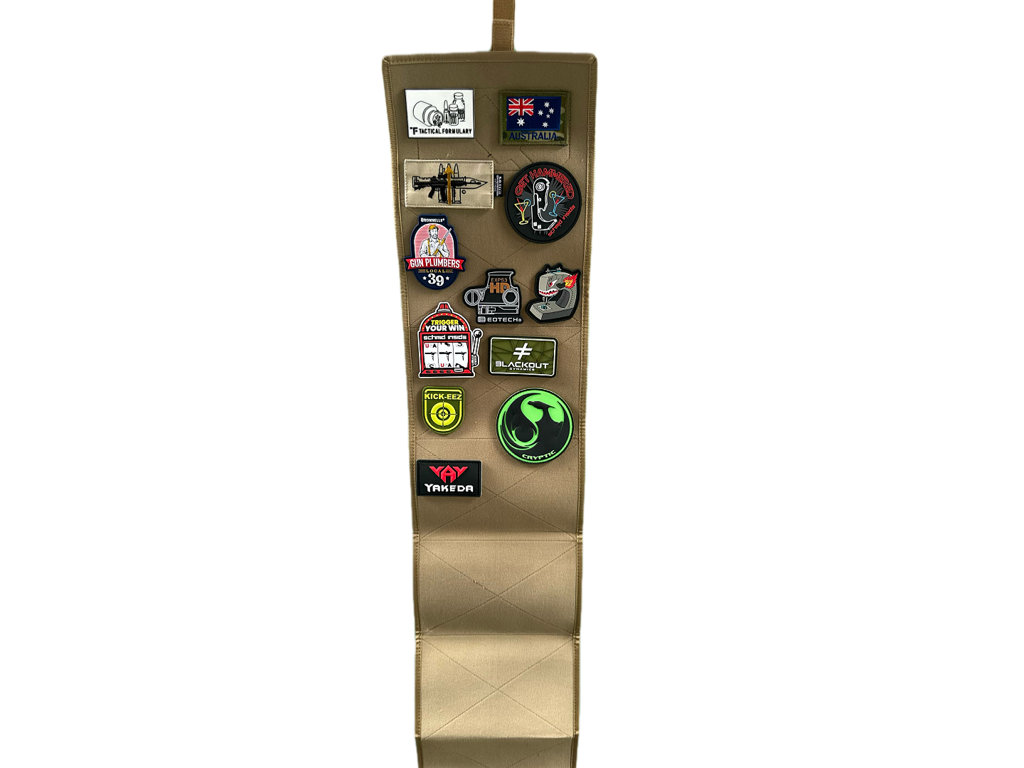 Hook and Loop Portable Patch Display Wall