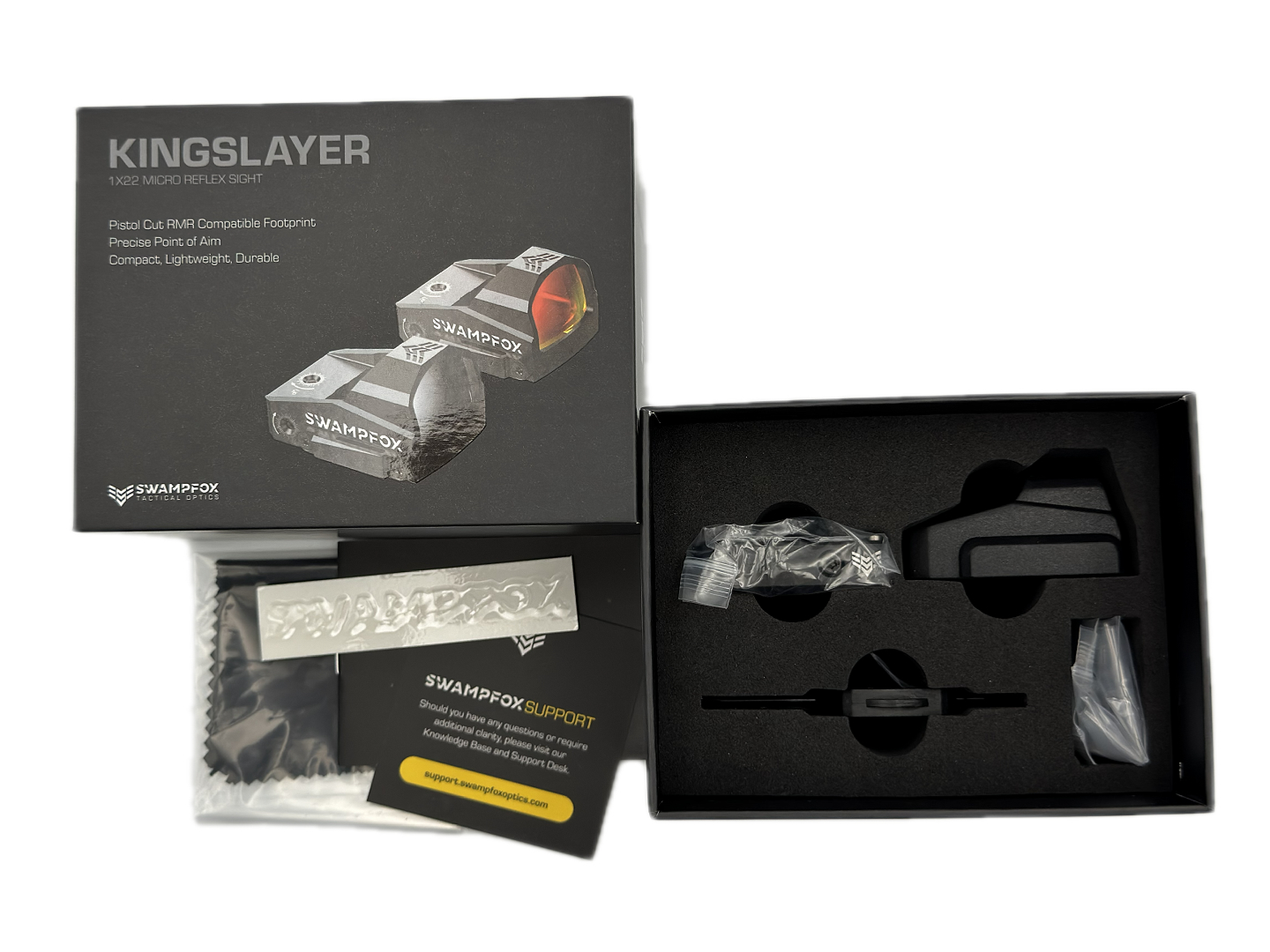 Swampfox Kingslayer 1x22 Micro Reflex Sights