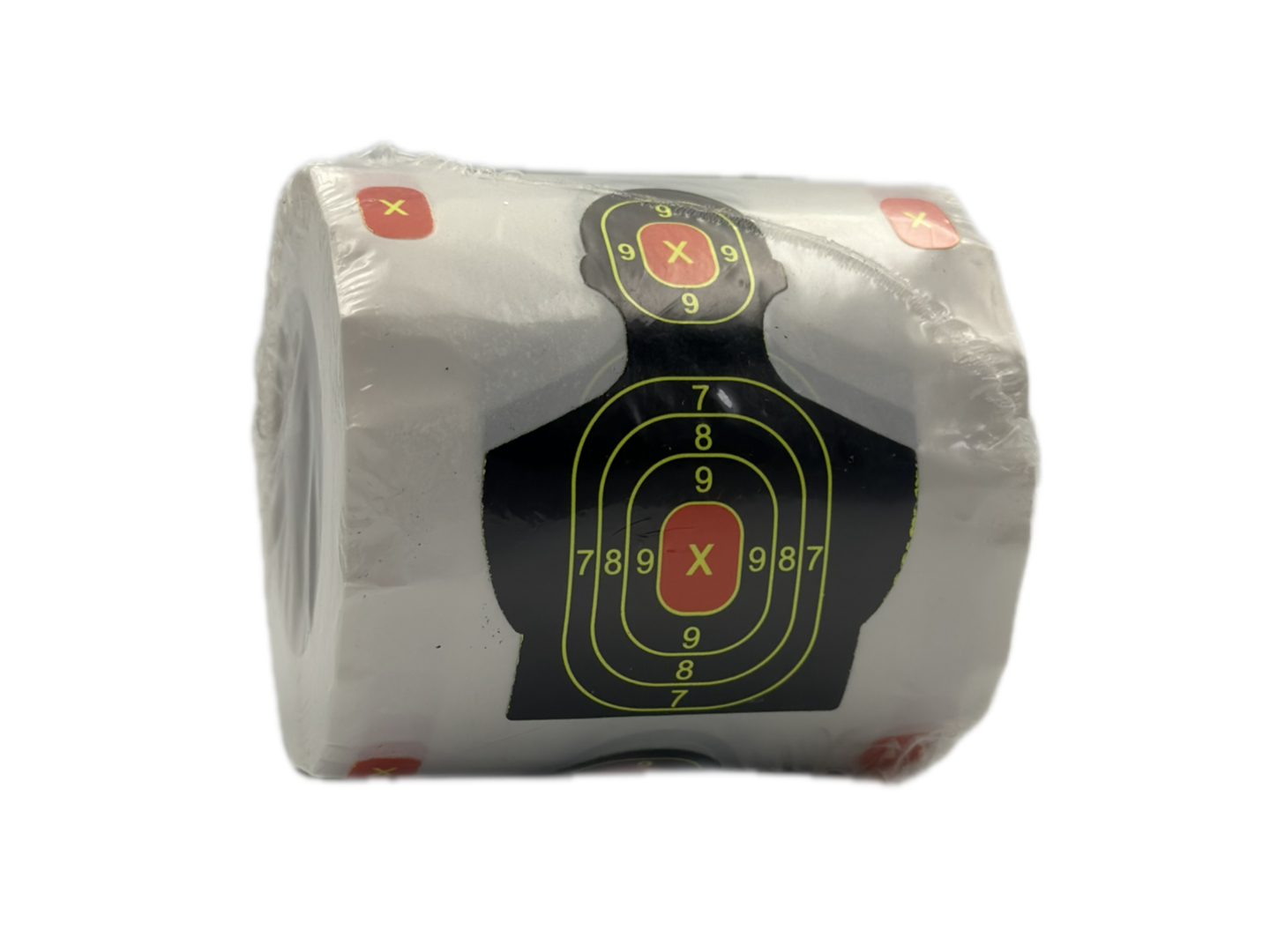 Self-Adhesive Bullseye Shooting Targets Roll - Rim Fire