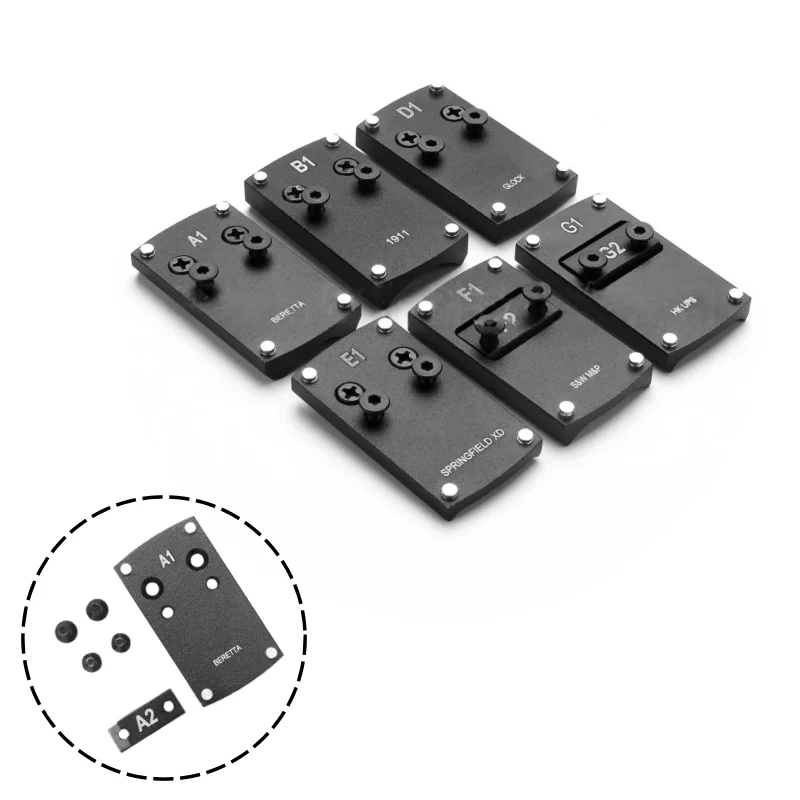 Precision Scope Mount Shim Kit
