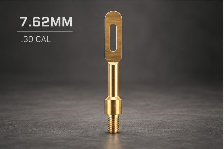 Brass Slotted Cleaning Patch Holder