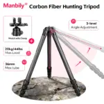 Heavy-Duty Carbon Fibre Tripod-36mm