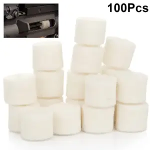 Wool Felt Bore Cleaning Pads – 100 Pack
