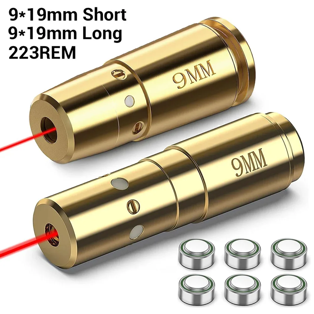 Cartridge Laser Bore Sight 9mm/223REM